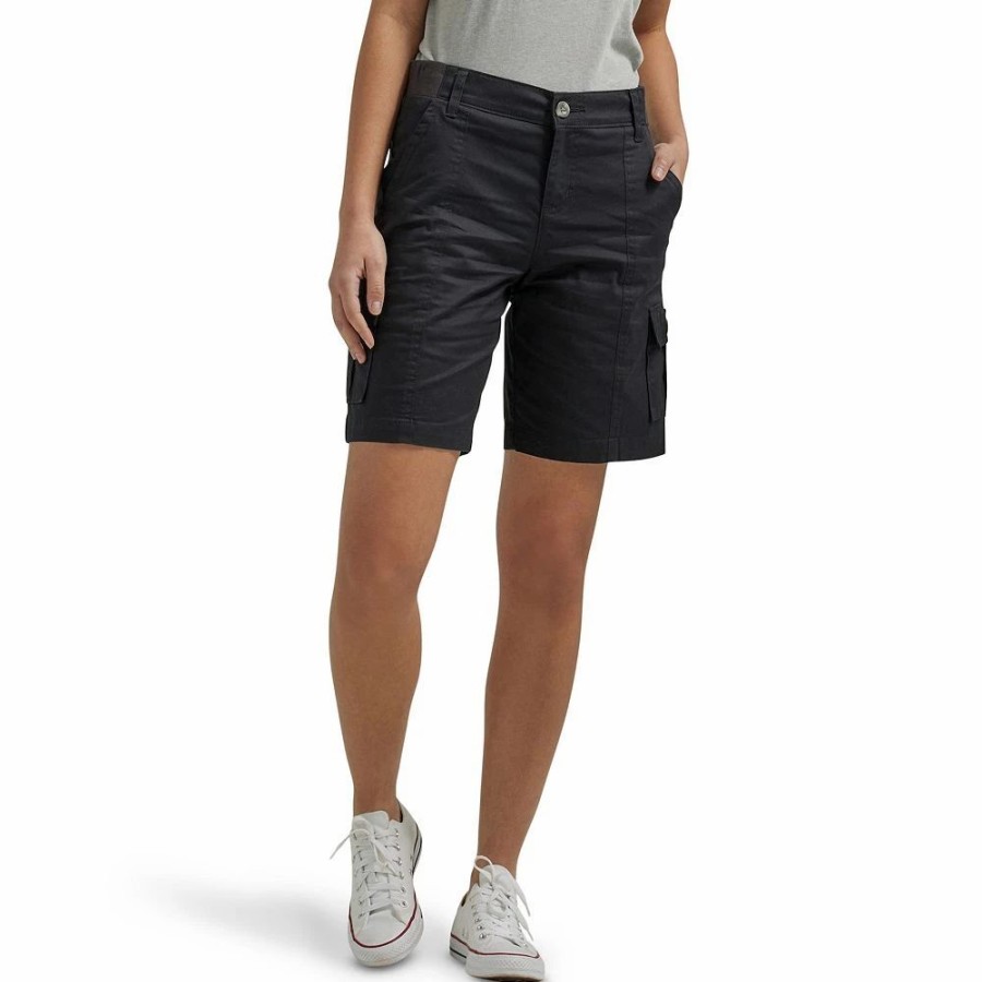 Shorts * | Petite Lee Flex-To-Go Cargo Bermuda Shorts