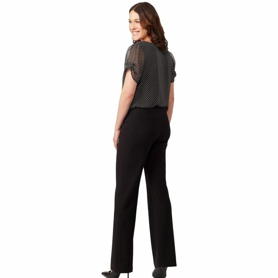 Pants * | Dressbarn Women'S Roz & Ali Secret Agent Pull On Tummy Control Pants