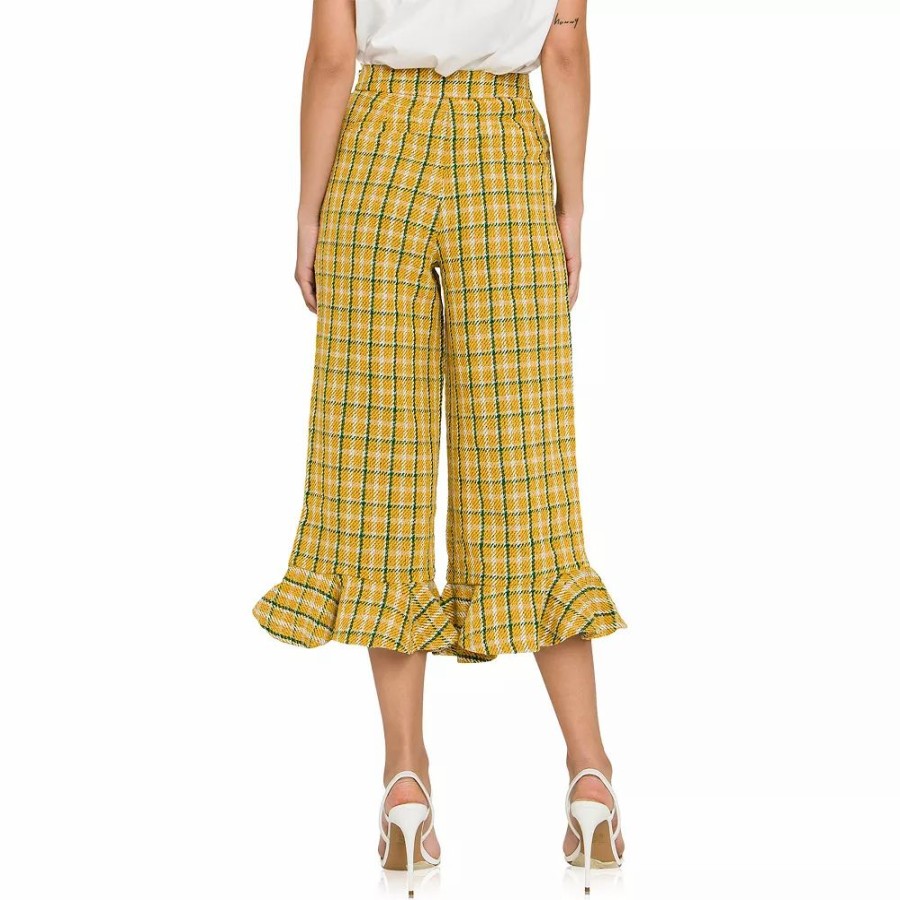 Pants * | English Factory Tweed Wide Leg Culotte Pants