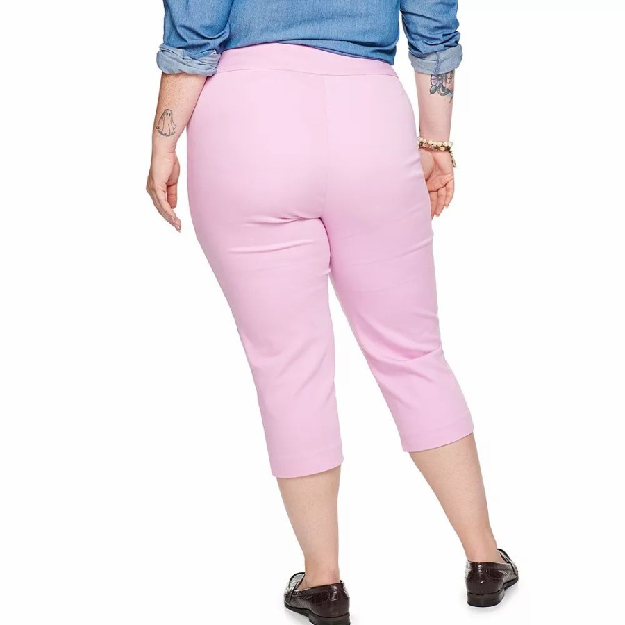 Crops & Capris * | Plus Size Croft & Barrow Effortless Stretch Capri Pants