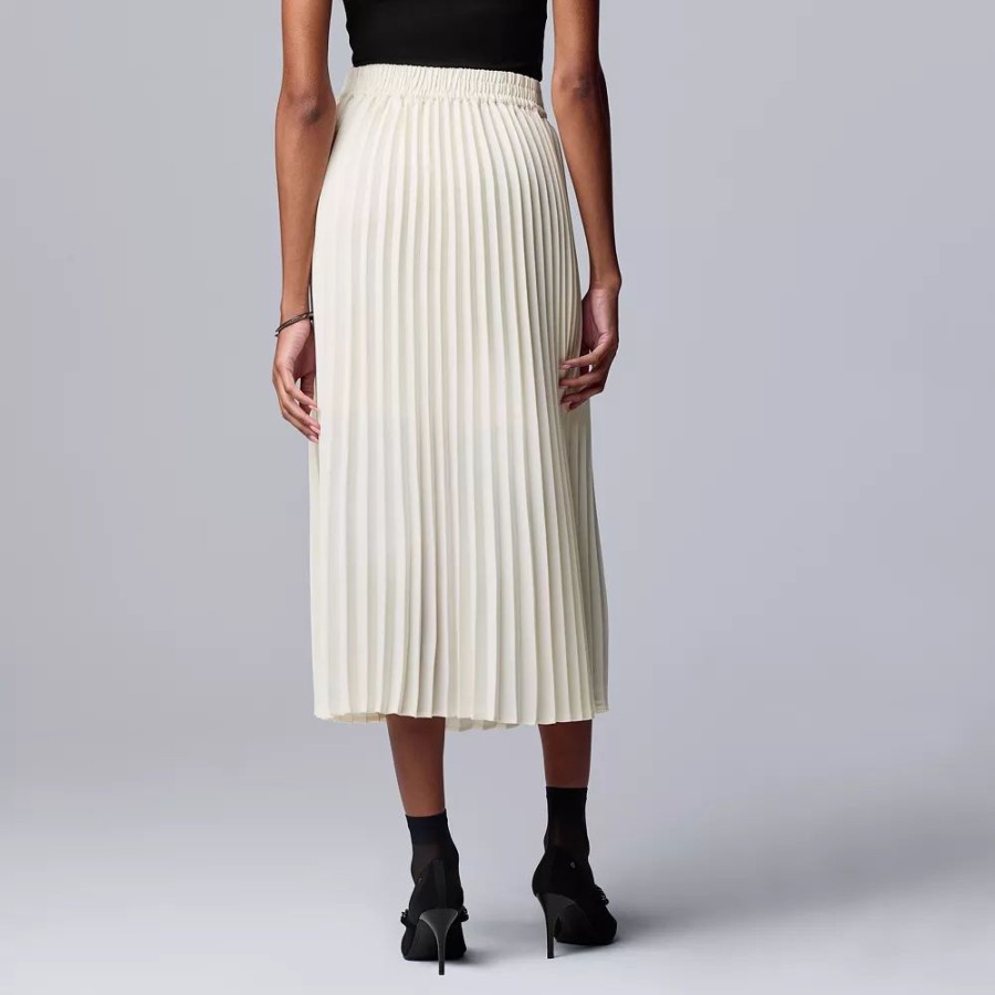 Skirts & Skorts * | Women'S Simply Vera Vera Wang Pleated Skirt