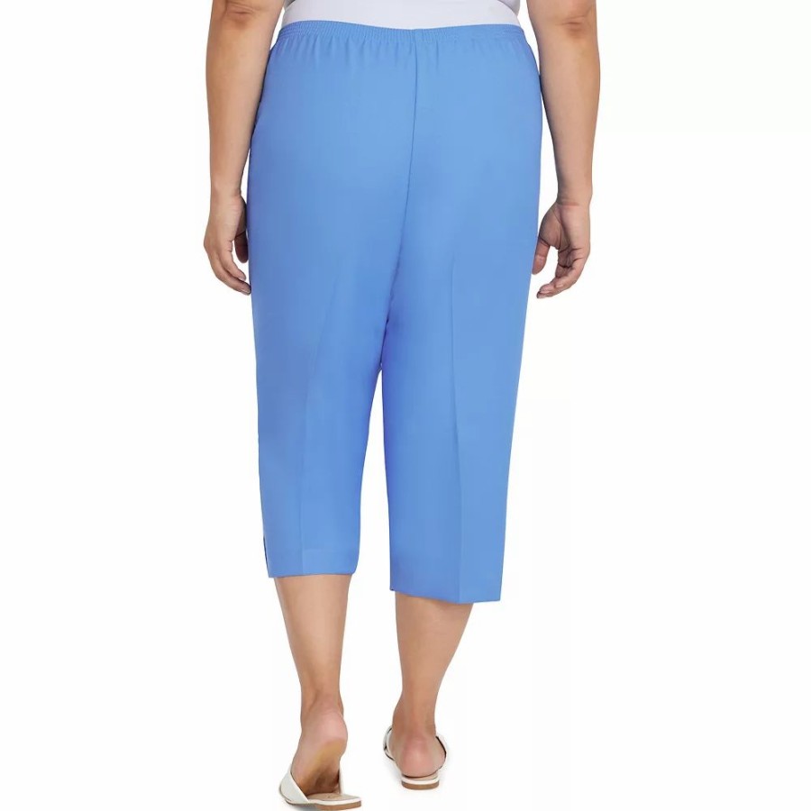 Crops & Capris * | Plus Size Alfred Dunner Classic Capri Pull-On Pants