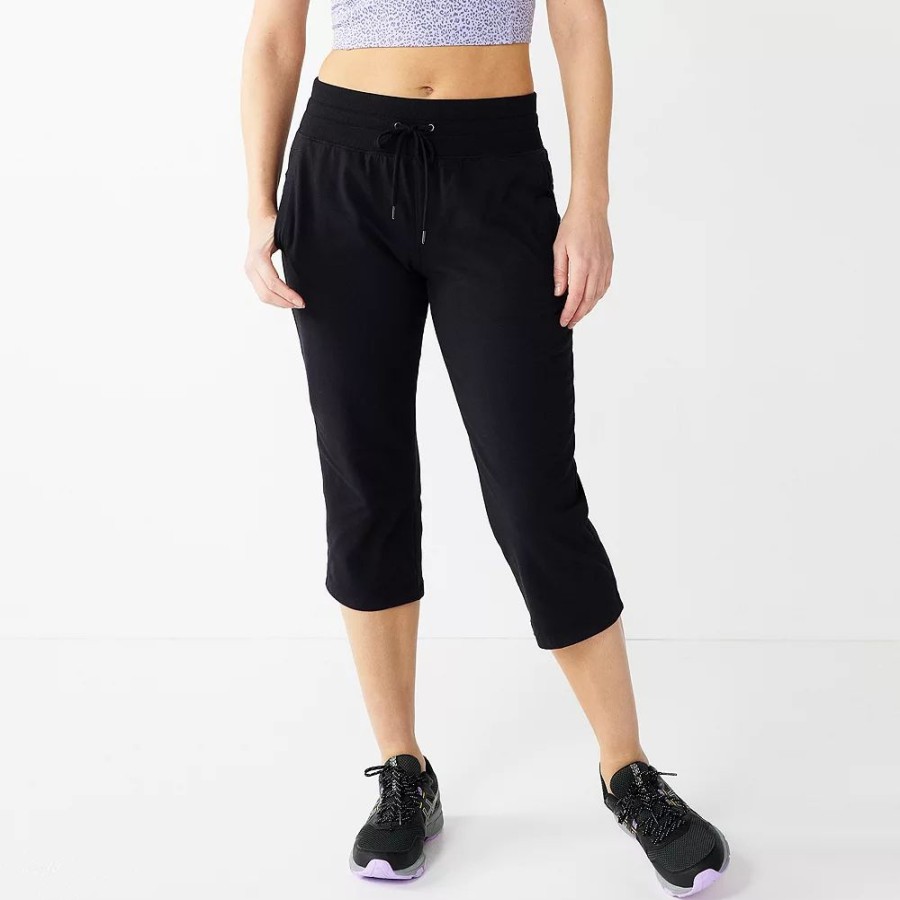 Crops & Capris * | Women'S Tek Gear Essential Straight-Leg Workout Capris