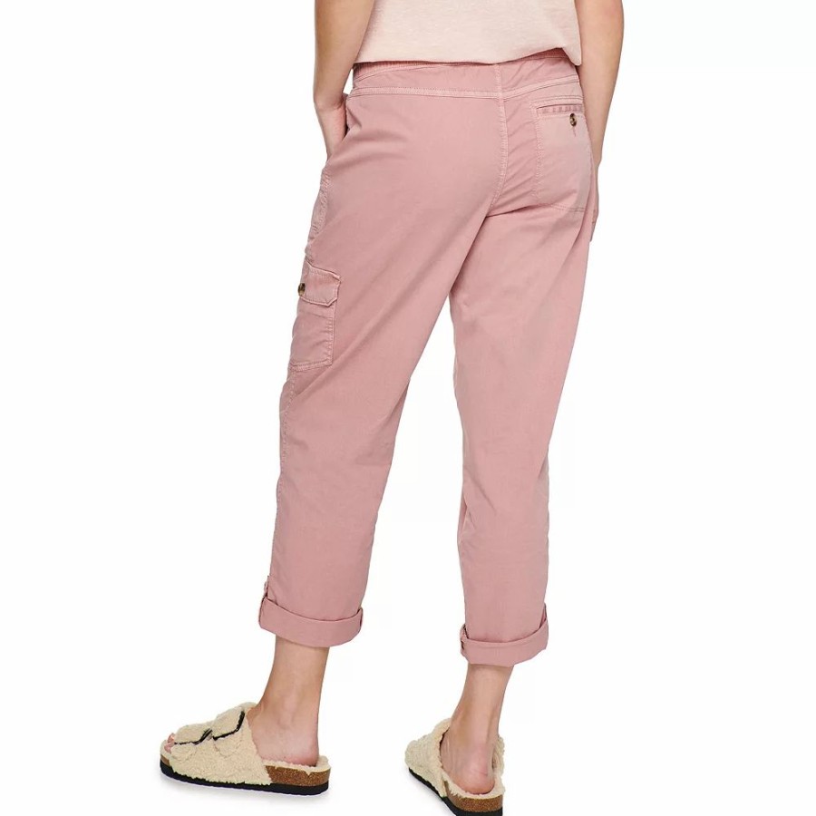 Crops & Capris * | Women'S Sonoma Goods For Life Comfort Waist Utility Capri Pants