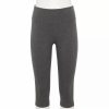 Crops & Capris * | Women'S Tek Gear Essential High-Waisted Skimmer Capri Leggings