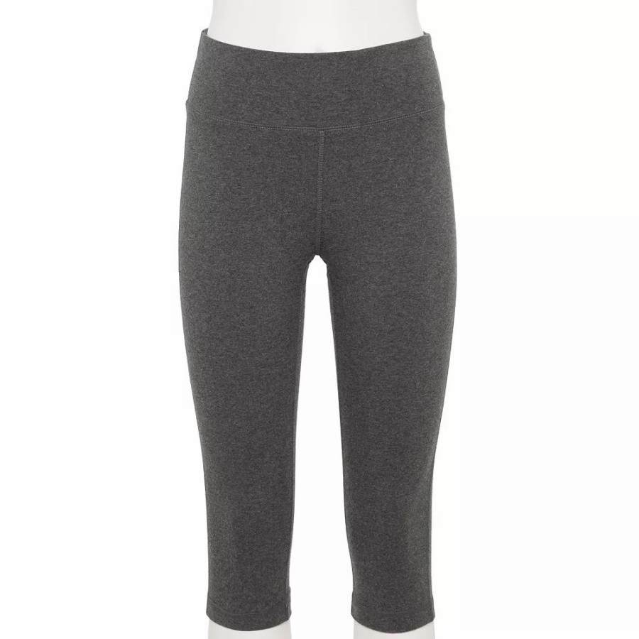 Crops & Capris * | Women'S Tek Gear Essential High-Waisted Skimmer Capri Leggings