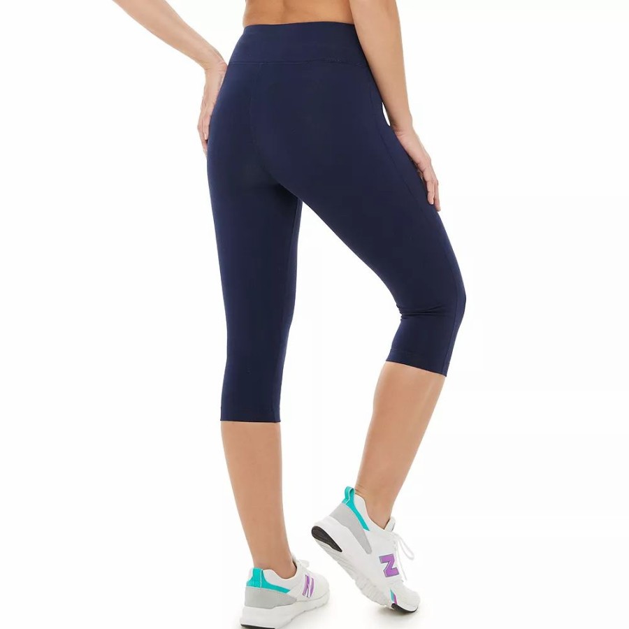 Crops & Capris * | Women'S Tek Gear Essential High-Waisted Skimmer Capri Leggings