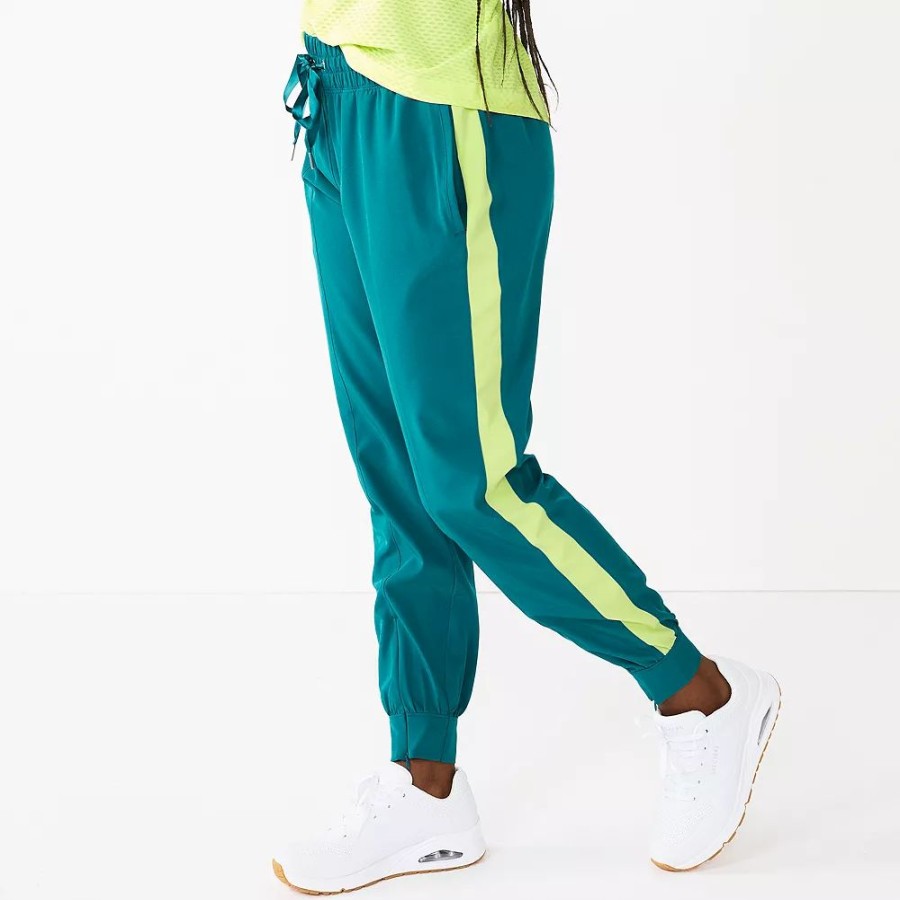 Pants * | Women'S Tek Gear Zipper-Hem Woven Track Pants