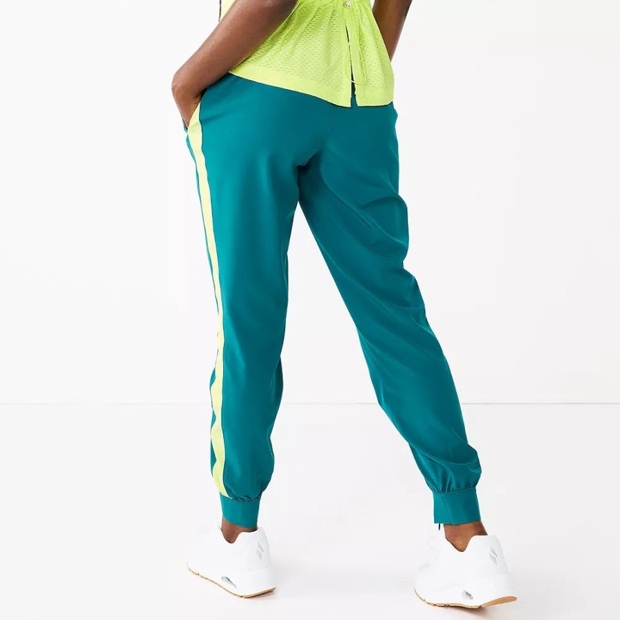 Pants * | Women'S Tek Gear Zipper-Hem Woven Track Pants