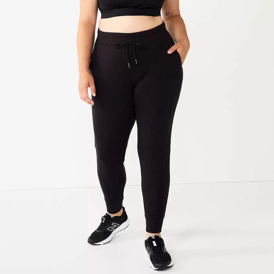 Pants * | Women'S Tek Gear French Terry Joggers