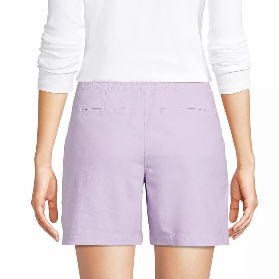 Shorts * | Petite Lands' End Pull-On Chino Shorts