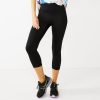 Crops & Capris * | Plus Size Tek Gear Pocket High-Waisted Capri Leggings