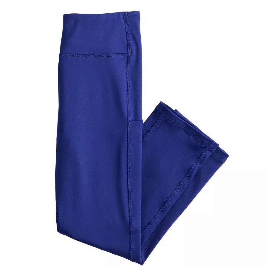 Crops & Capris * | Plus Size Tek Gear Pocket High-Waisted Capri Leggings