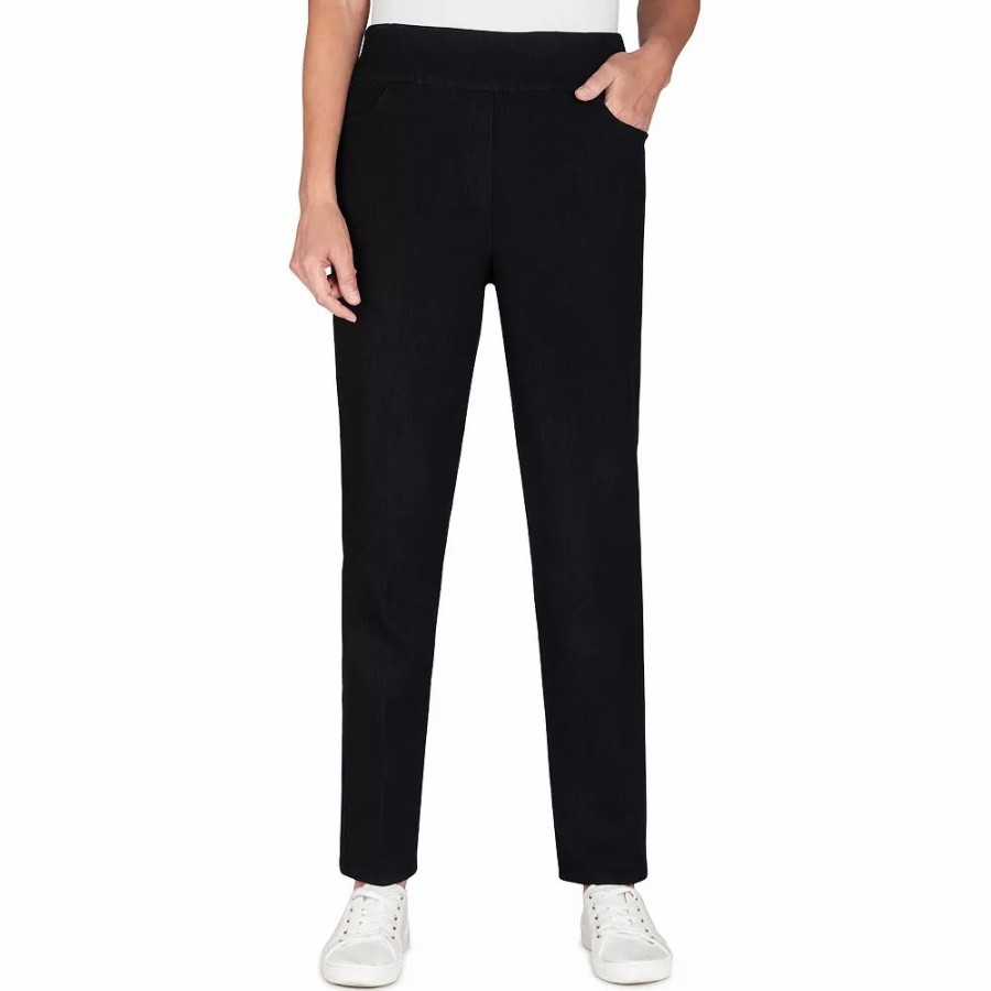 Jeans * | Women'S Alfred Dunner Classics Pull-On Straight-Leg Pants