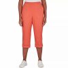 Crops & Capris * | Women'S Alfred Dunner Tiki Time Lace Capri Pants