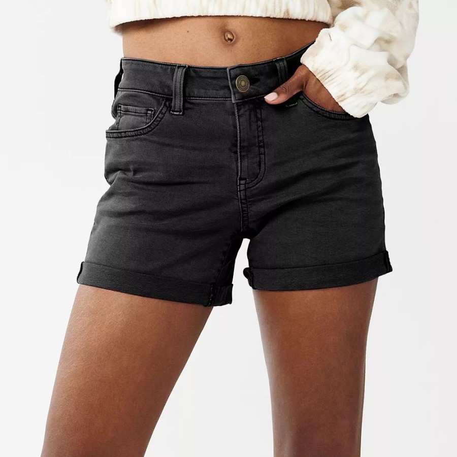 Shorts * | Juniors' So Low-Rise Midi Shorts