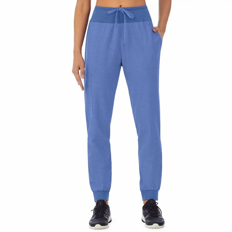 Pants * | Petite Cuddl Duds Scrubs Jogger Pants With 3 Pockets