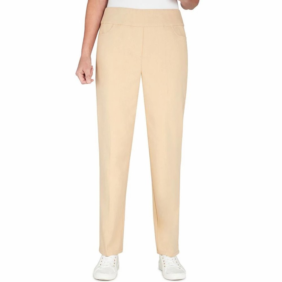 Pants * | Petite Alfred Dunner Super Stretch Pants