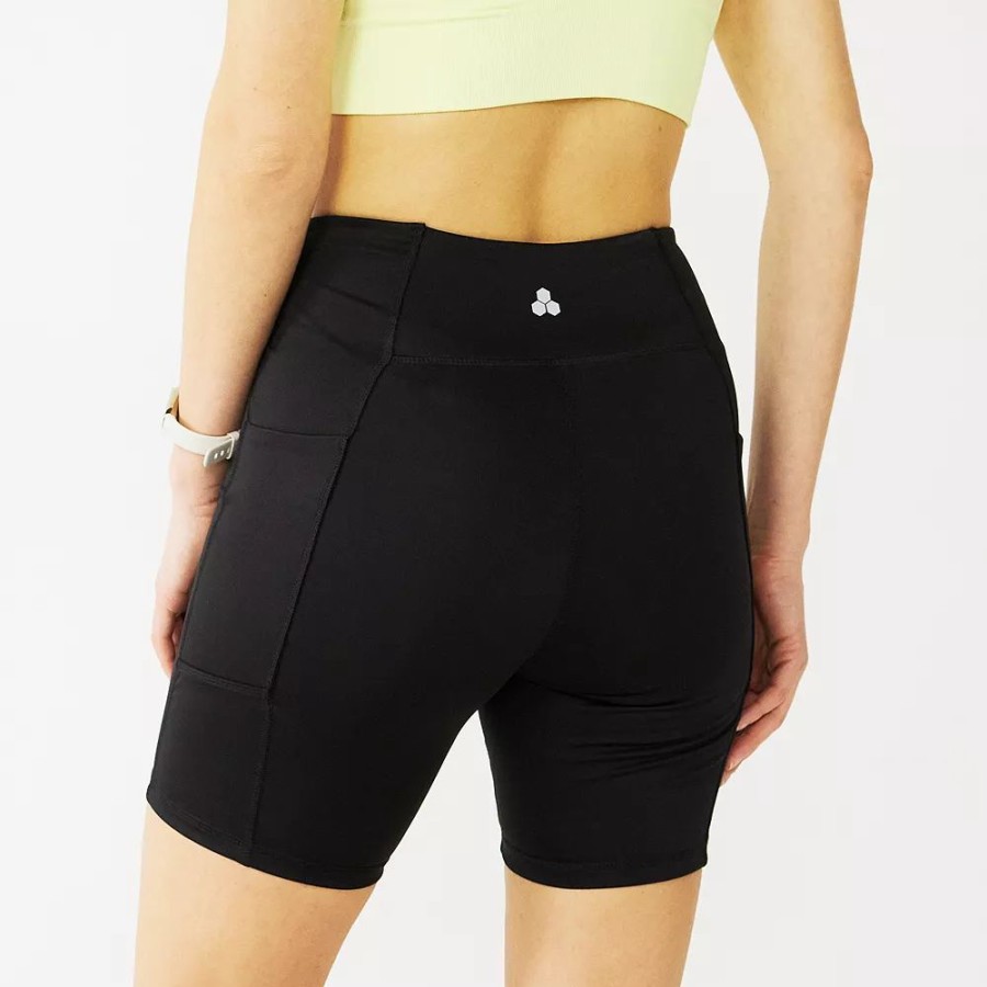 Shorts * | Women'S Tek Gear Core High-Waisted Bike Shorts