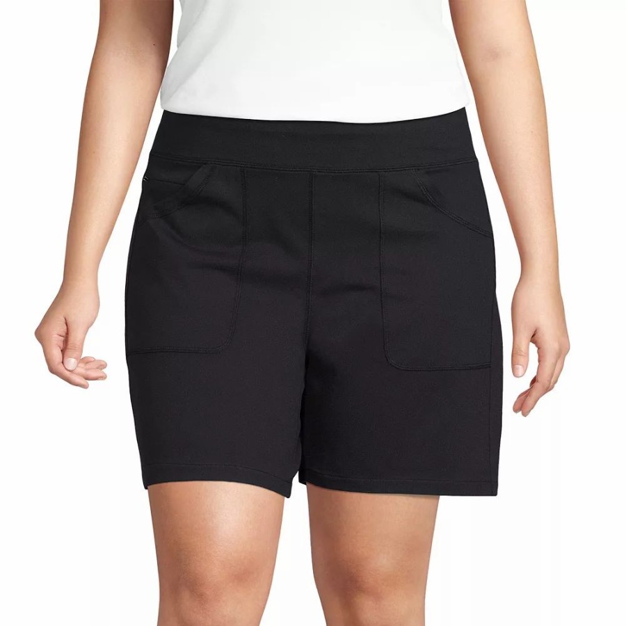 Shorts * | Plus Size Lands' End Active Shorts