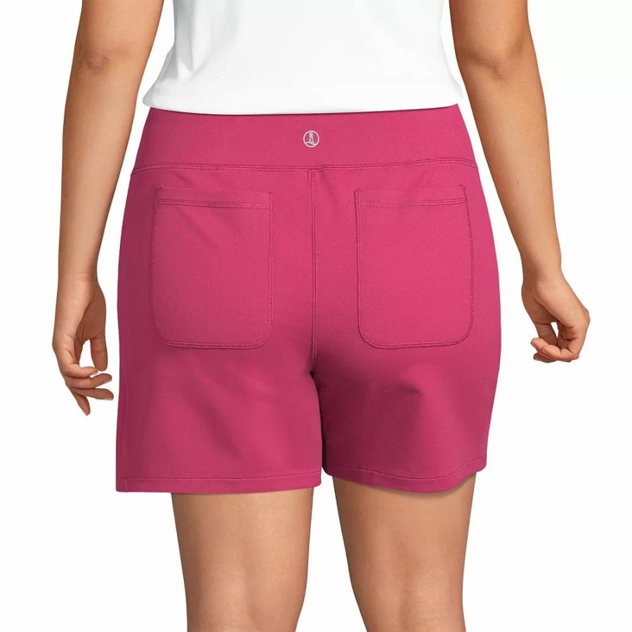 Shorts * | Plus Size Lands' End Active Shorts