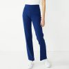 Pants * | Petite Nine West Mid Rise Tummy Control Ponte Bootcut Pants