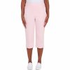 Crops & Capris * | Petite Alfred Dunner Allure Capri Pants