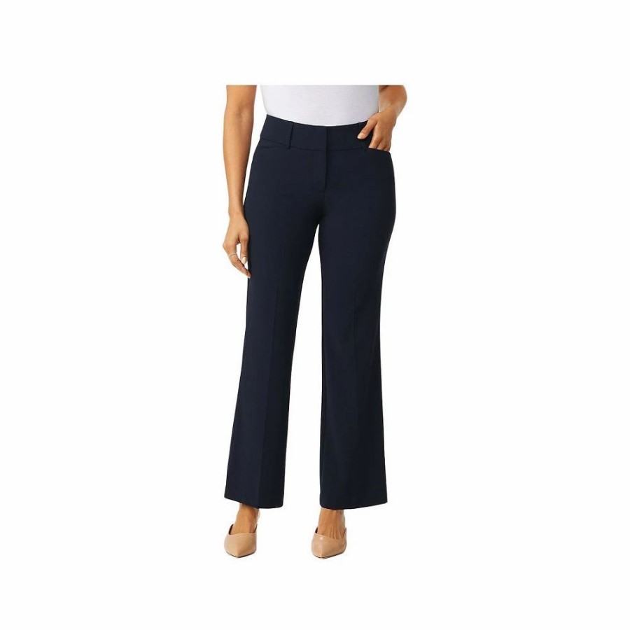 Pants * | Dressbarn Women'S Roz & Ali Secret Agent Trouser With Cateye Pock Pants Capri