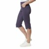 Crops & Capris * | Women'S Gloria Vanderbilt Amanda Wide Waistband Pull-On Skimmer Pants