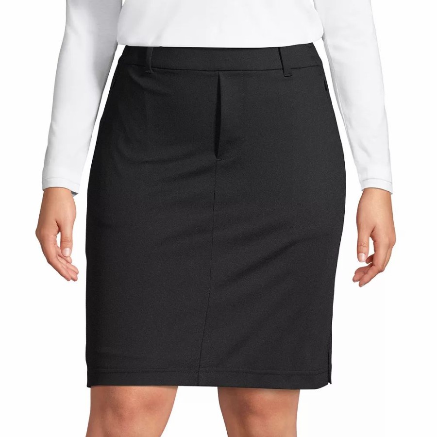 Skirts & Skorts * | Plus Size Lands' End Flex High Rise Pull On Skort