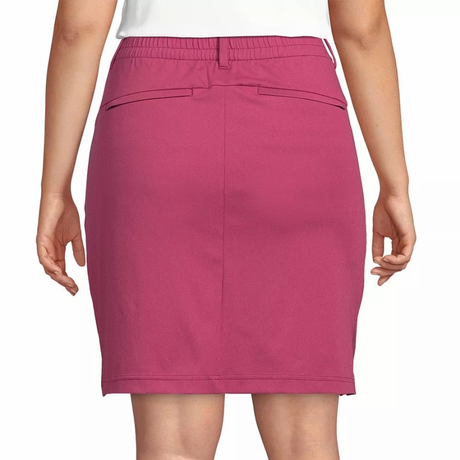 Skirts & Skorts * | Plus Size Lands' End Flex High Rise Pull On Skort