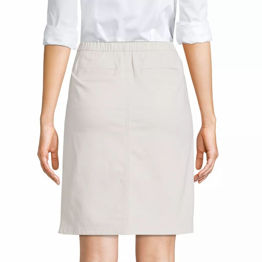 Skirts & Skorts * | Women'S Tall Lands' End Moisture Wicking Pull-On Chino Skort