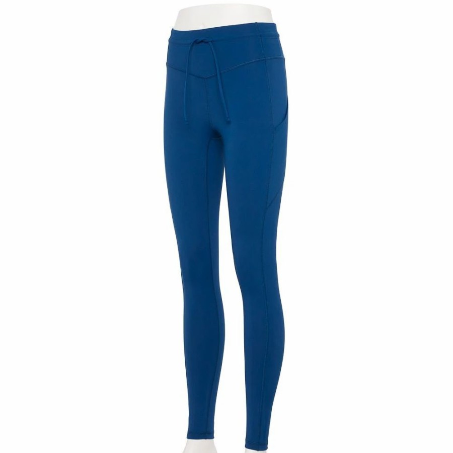 Pants * | Women'S Tek Gear Ultrastretch Tie-Waist Leggings