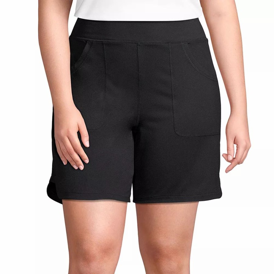 Shorts * | Plus Size Lands' End Active Upf 50 Shorts