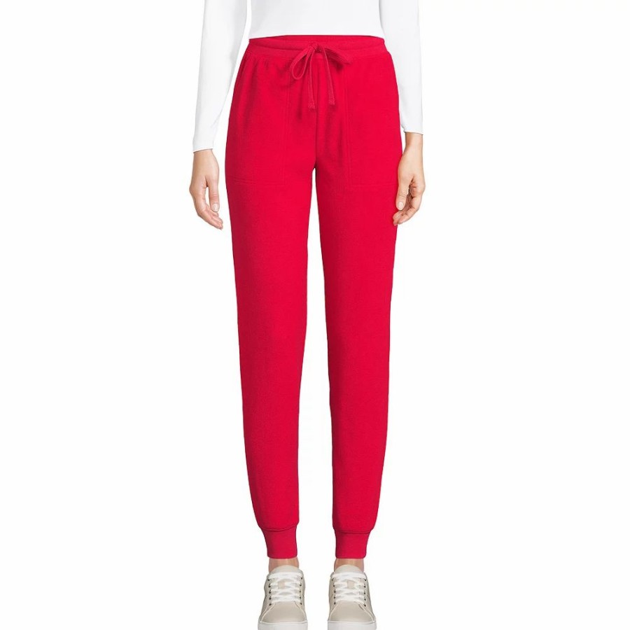 Pants * | Petite Lands' End Fleece Jogger Pants