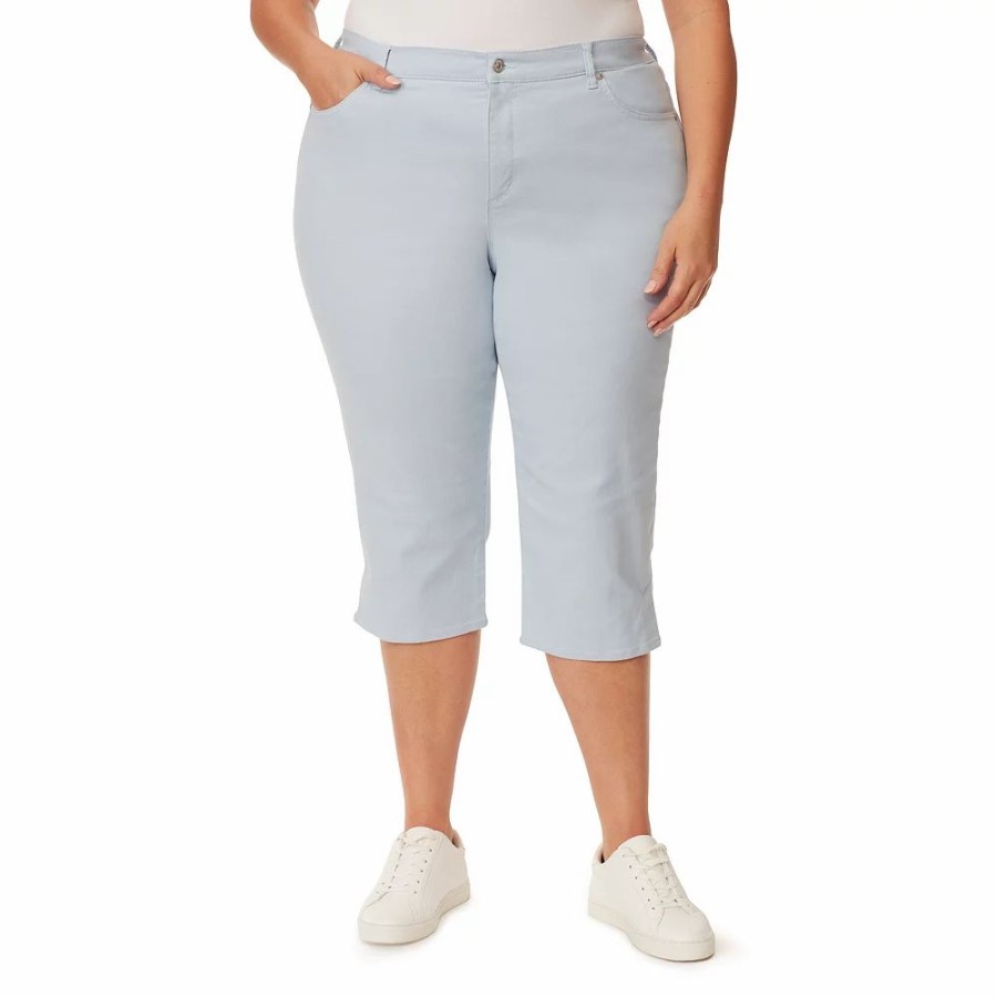 Crops & Capris * | Plus Size Gloria Vanderbilt Amanda Capris