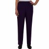 Pants * | Petite Alfred Dunner Classics Pull-On Straight-Leg Pants