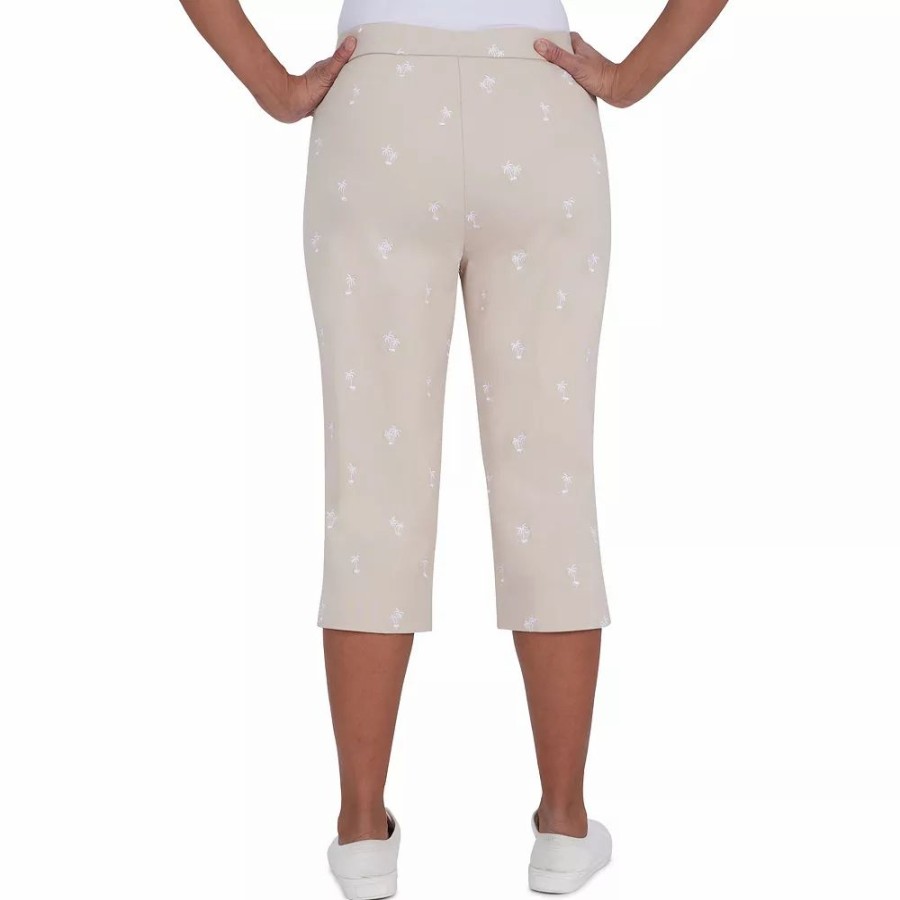 Crops & Capris * | Petite Alfred Dunner Key Largo Pull-On Capri Pants