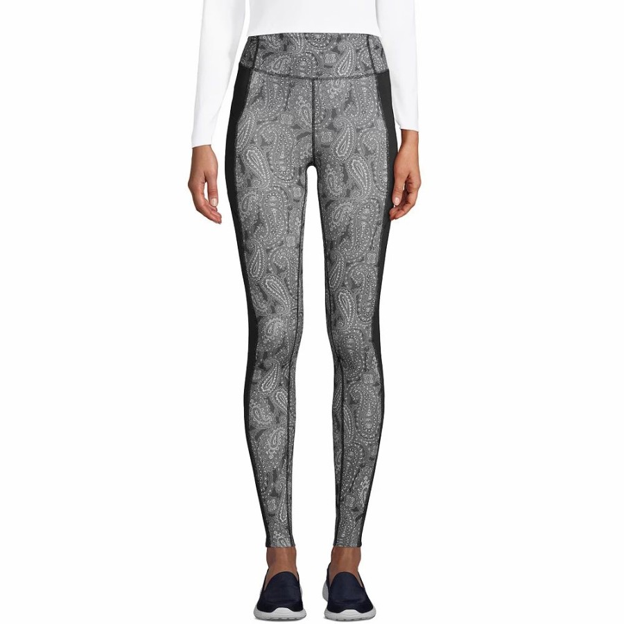 Pants * | Petite Lands' End Active Compression Leggings