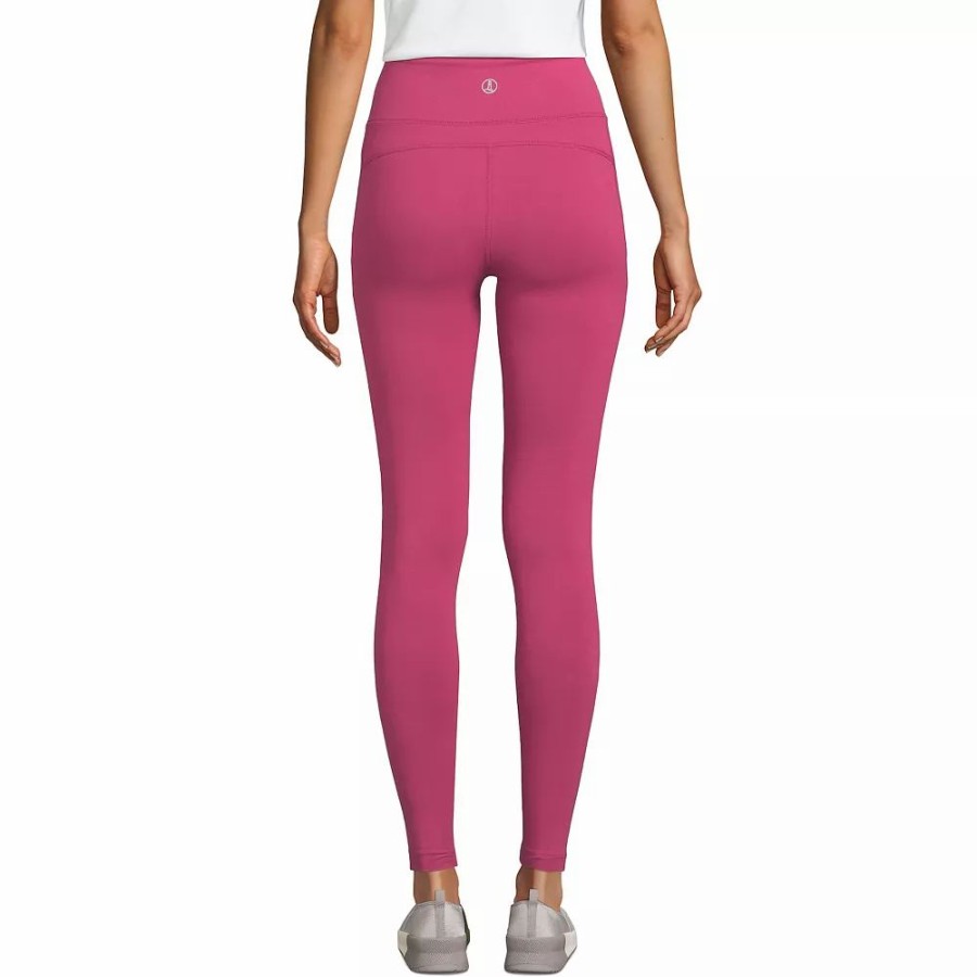 Pants * | Petite Lands' End Active Compression Leggings