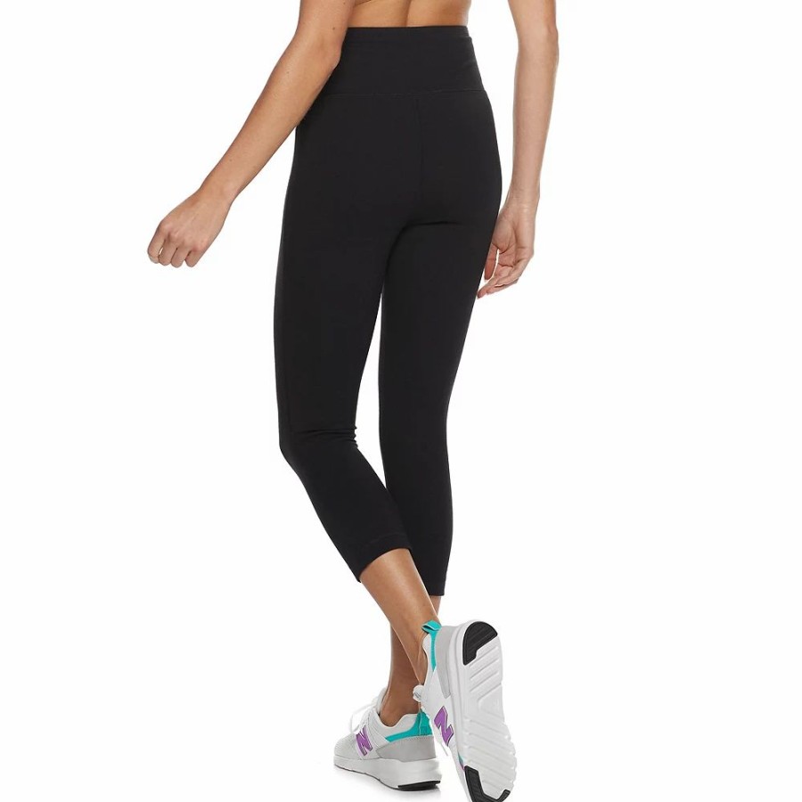 Crops & Capris * | Women'S Tek Gear Essential High-Waisted Capri Leggings