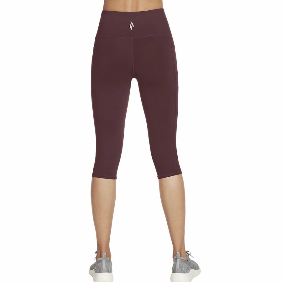 Crops & Capris * | Women'S Skechers Gowalk Goflex High-Waisted Capri Leggings