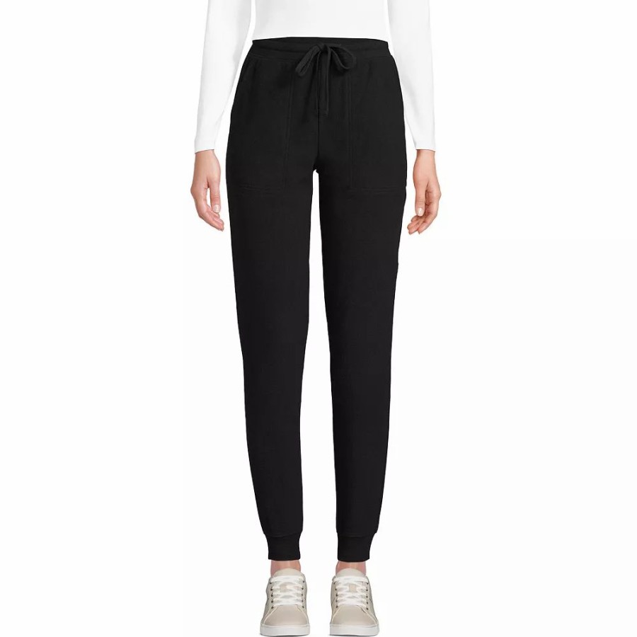 Pants * | Women'S Tall Lands' End Fleece Jogger Pants