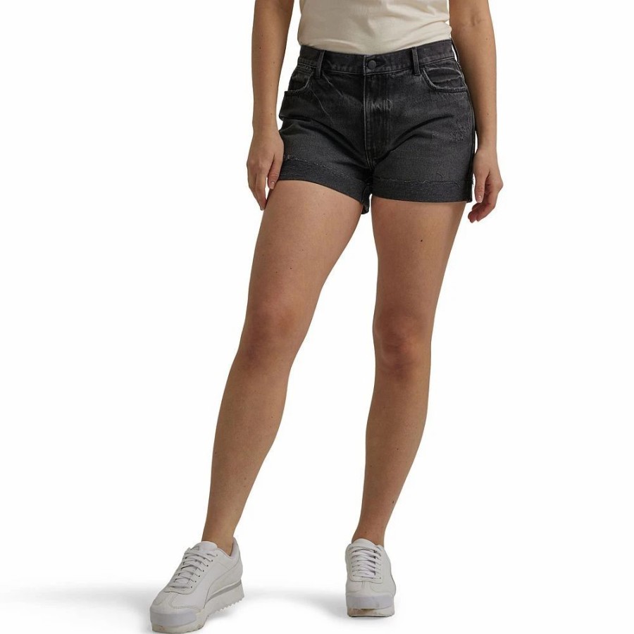 Shorts * | Women'S Wrangler High-Rise Rolled Shorts