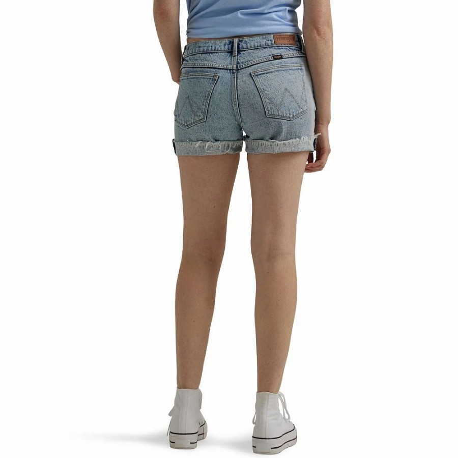 Shorts * | Women'S Wrangler High-Rise Rolled Shorts