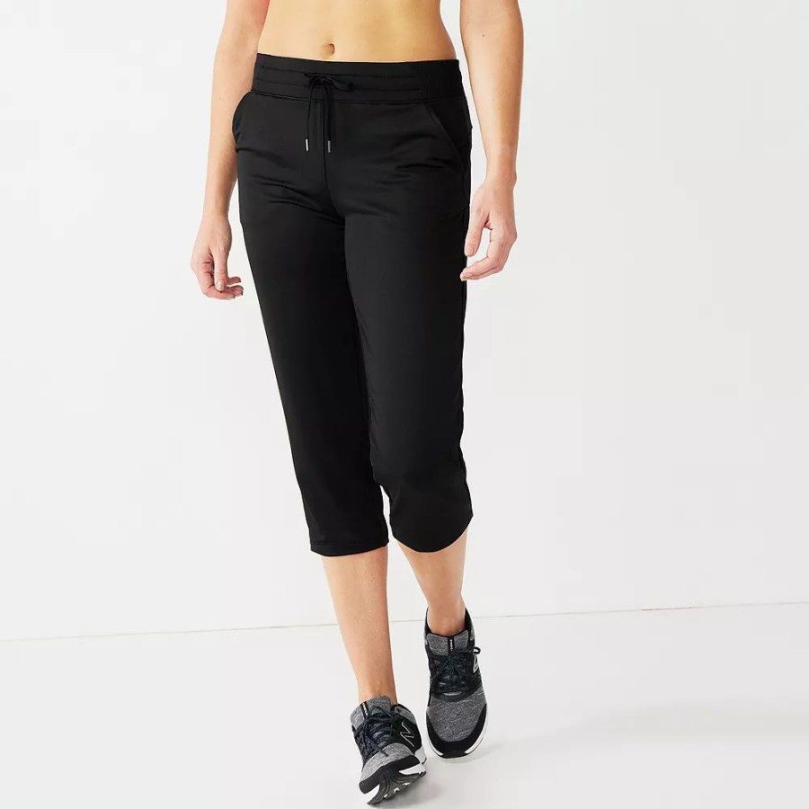 Crops & Capris * | Women'S Tek Gear Weekend French Terry Capris