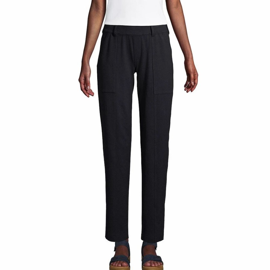 Pants * | Women'S Tall Lands' End Starfish Pull-On Utility Ankle Pants