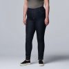 Jeans * | Plus Size Simply Vera Vera Wang Mid Rise All-Day Denim Legging