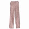 Pants * | I Am By Studio 51 Clean Wide Leg Pant, Cozy Loose Fit Knit Rib Fabric, Elastic Waistband