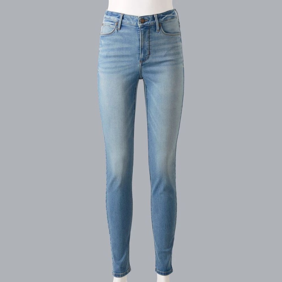 Jeans * | Women'S Simply Vera Vera Wang Powerstretch Skinny Jeans